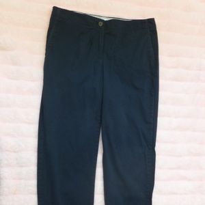 J Jill Live-in Chino Pants, Navy Blue (Sz 10)